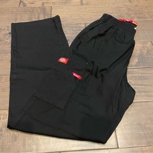 Dickies Black Scrubs Pants size Small and Medium.
